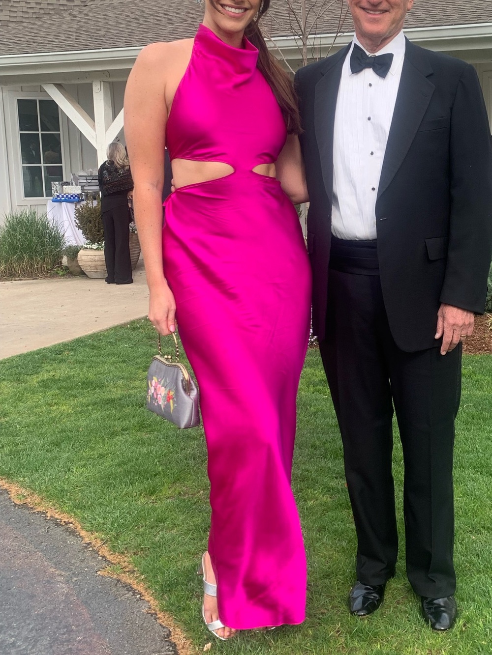 Amanda Uprichard Pink Maxi Dress
